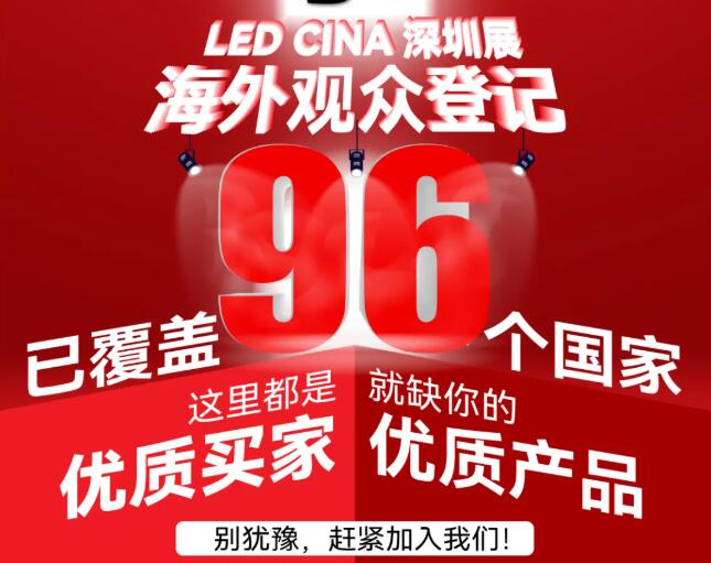 已有96個(gè)國(guó)家地區(qū)買家登記參觀了！您也參與進(jìn)來(lái)一起新年看新品吧！