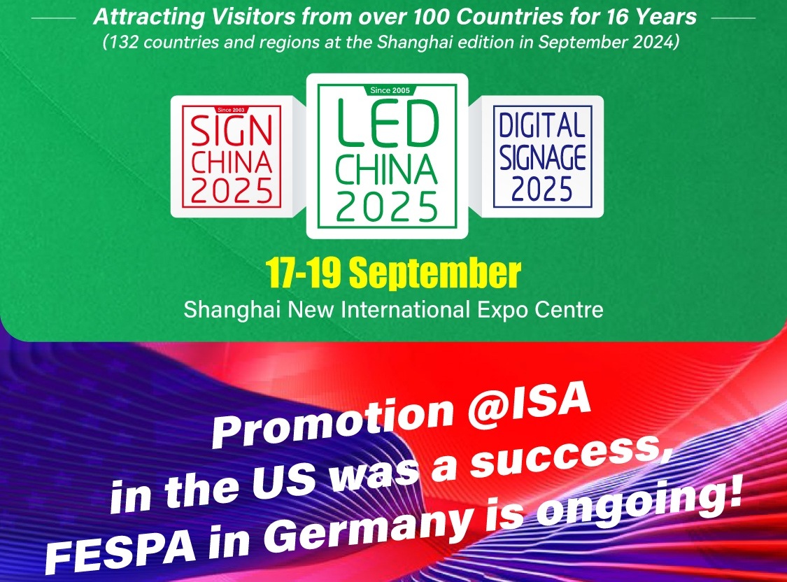 Promotion @ISA in the US was a success, FESPA in Germany is ongoing!